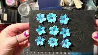 (. ) Синие монохромные 🌺 цветы