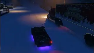 Grand Theft Auto V Online Новогодняя фура с подарками