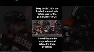 Troy Terry ties the game in the final minute and Frank Vatrano wins it in OT! #nhlhighlights #ducks