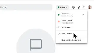How to: Change your availability status in Google Chat