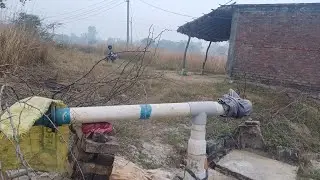 मध्यम गहरे नलकूप बोरिंग से सिंचाई,गहरी बोरिंग से गेहूं की सिंचाई कब करनी चाहिए#engineer1977#tubewell