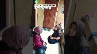 Pencairan Nasabah Bank Emok#comedy||FB: Keysha Ramadhani||Chanel:Irene Anggraeni99