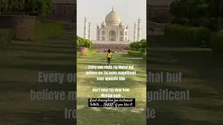 Don&rsquo;t forget to view Taj Mahal from Mehtab bagh in Agra #tajmahal