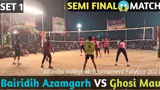 || Bairidih Azamgarh VS Ghosi Mau  { #Mr_Maaz_7 } All India Volleyball Tournament fatehpur Mau |