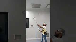 Clean room HVAC Air flow pattern test