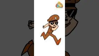 Learn to Draw Super Cop Little Singham | Panja Attack - Drawing and Coloring Tutorial for Kids