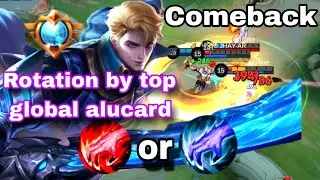 Alucard Jungle Rotation Guide by top global #mobilelegends #alucardgameplay 