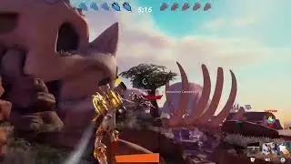 Playing  rocket arena