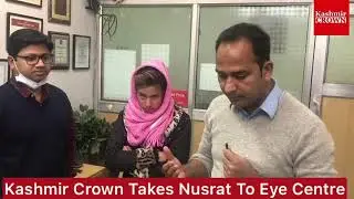 #KashmiriBeti Kashmir Crown Takes Kashmiri Beti To Eye Centre In Delhi For Ocular prosthesis.