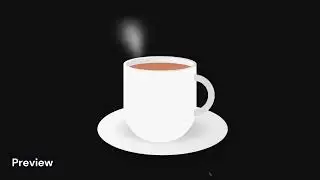 Animated Hot Cup of Tea using Html & CSS only | CSS Animation Effects