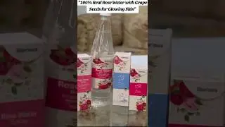 100% Real Rose Water with Grape Seeds: Unlock Flawless Skin