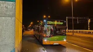 MPK Poznań Linia 218 kierunek Os.Sobieskiego(trasa skrócona).Solaris Urbino 18lll.