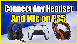 Как подключить любую гарнитуру или микрофон к PS5 (по Bluetooth или проводу)
