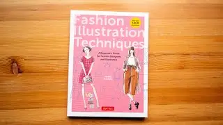 Fashion Illustration Techniques by Hiroko Fukuchi (book flip)