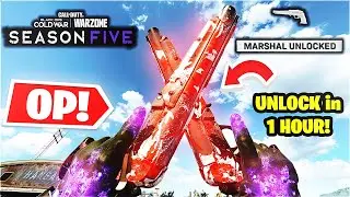NEW OP SHOTGUN PISTOL GAMEPLAY 😮 How to Unlock MARSHAL FAST (1 HOUR) on COLD WAR WARZONE Attachments
