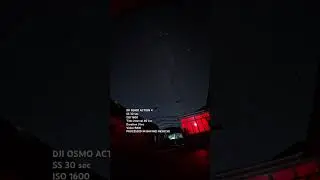 DJI OSMO action 4 night sky timelapse