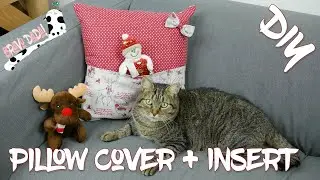 DIY How to Make an Envelope Pillow Cover with Pocket + Pillow Insert | Christmas | Bravo Dada