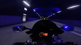 1000CC BIKE POV in Tunnel