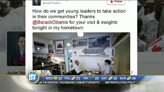 Obama and Trudeau set social media on fire after eating dinner together in Montreal