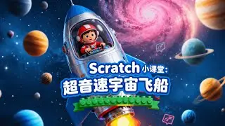 🚀 Scratch 小课堂：超音速宇宙飞船 | Supersonic Space Ship in Scratch | Scratch Coding for Kids