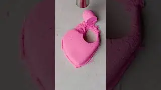 Pink Heart Kinetic Sand 💖 | Triple Pipe Press ASMR | Oddly Satisfying