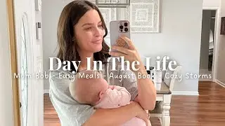 VLOG | My MOM BOB Makeover, Easy Meals, August Book Pick & Cozy Storm Vibes