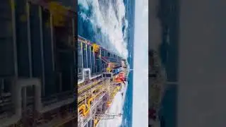 Ship fighting with strong waves 🌊 🛳️⚓️ # ship#Merchant navy