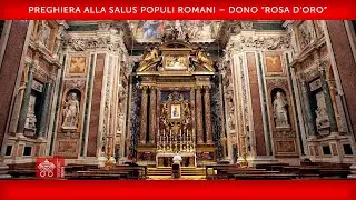 Preghiera alla Salus Populi Romani – dono “Rosa d’oro”, 08 dicembre 2023, Papa Francesco