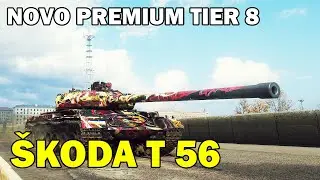 &Scaron;koda T 56 - Novo Tanque Pesado Tier 8 Premium - World of Tanks - Update 1.14