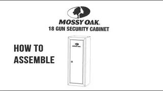 Mossy Oak 18 Gun Security Cabinet Assembly Tutorial | Gear Drop