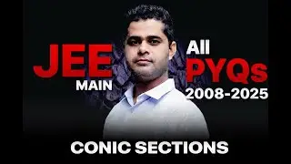 JEE Main All PYQs🎯Conic Sections in One Shot✅️JEE Main & Advanced 2026 #jee2026 #maths #jee #jeemain