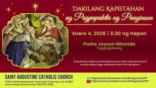 Friday, December 26, 2025 | 9 am Holy Hour, Presider, Rev. Father Jayson Miranda | Adoration