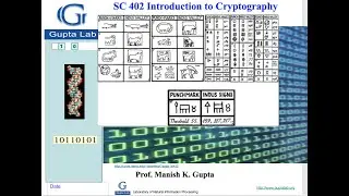 SC 402 Cryptography Spring 2022 Lecture 18