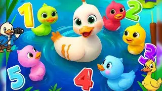 Five little ducks went out one day song | Counting Song for Toddlers | english rhymes for babies