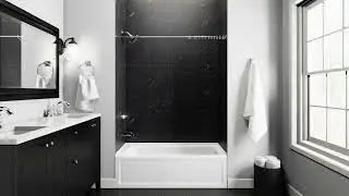 Bathroom Scene 3D Configuration Animation