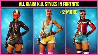 All KIARA K.O. Skin Styles in Fortnite Chapter 3 Season 2