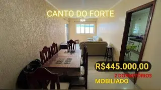 #188 APARTAMENTO NO CANTO DO FORTE, 2 DORMITORIOS, VISTA LIVRE