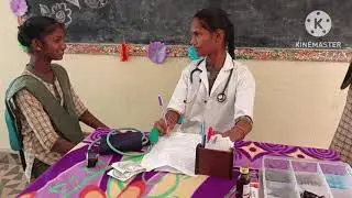 Doctor and patient conversation in english. K.G.B.V SCHOOL Bommanahal #video#youtube# keerthi fshoin