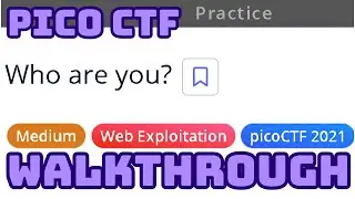 "Who are you?" PicoCTF Walkthrough