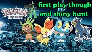 Pok&eacute;mon Legends: Z-A LIVE : Starting the game and shiny hunting for houndour 1 in 4000 odds