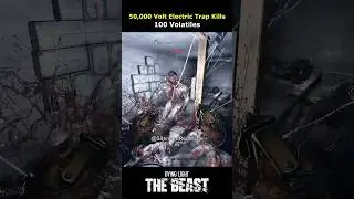 Killing 100 Volatiles with Electric Trap #dyinglight #dyinglightthebeast
