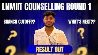 Know about Lnmiit counselling 2025 first round results