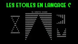les etoiles en langage c #darija (part 5)