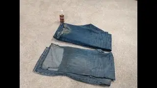 How to Patch Jeans With Fabric Glue