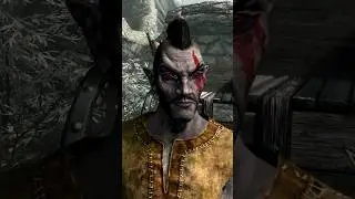 Темный эльф: Раскройте силу огненных воинов Скайрима! 🔥⚔️ #skryim #gaming #shorts