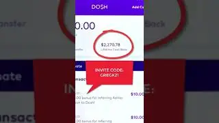$2370.78 CASH FROM THIS APP #shorts Dosh App Review USE INVITE CODE: GREGK21