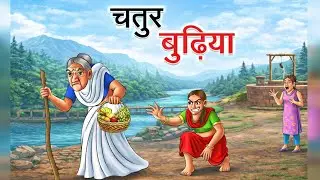 चतुर बुढ़िया । हिंदी कहानी । Moral stories  hindi story  bedtime story  Cartoon story 
