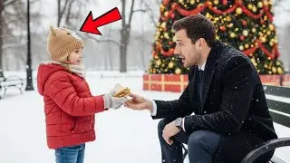 La Niña Le Ofreció Su Comida A Un Extraño — Jamás Imaginó Que Era Millonario...