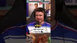100 men or 1 gorilla? An Irish Take...#gorilla #100MenVs1Gorilla #tysonfury #cianhealy #irish #short