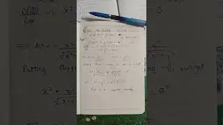 Find the envelope of family of lines , xcosalpha + ysinalpha = lsinalphacosalpha .  #viral#shorts